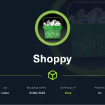 【hackthebox】Shoppy writeup
