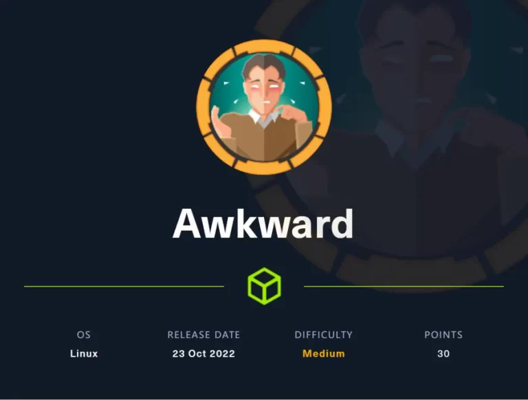 【hackthebox】Awkward writeup