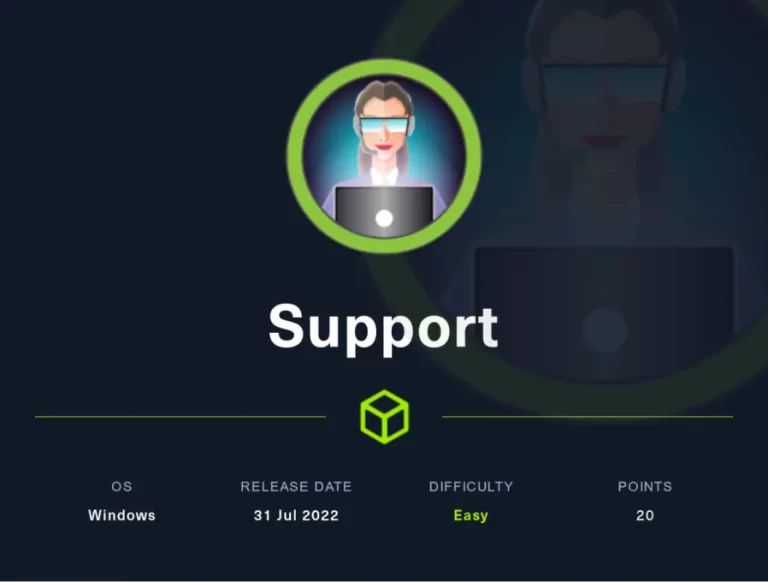 【hackthebox】 Support writeup