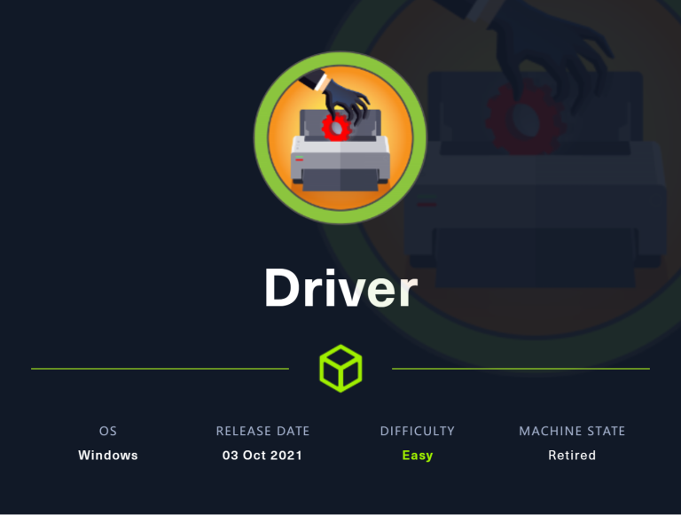 【hackthebox】Driver writeup