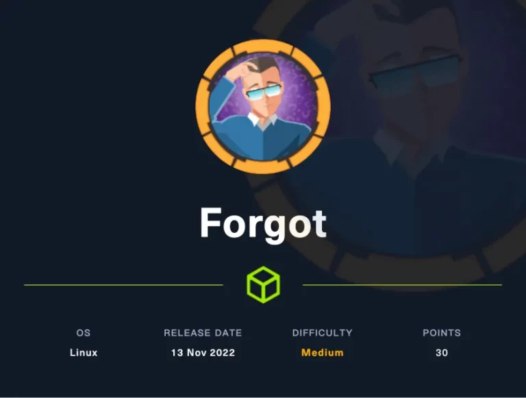 【hackthebox】Forgot writeup
